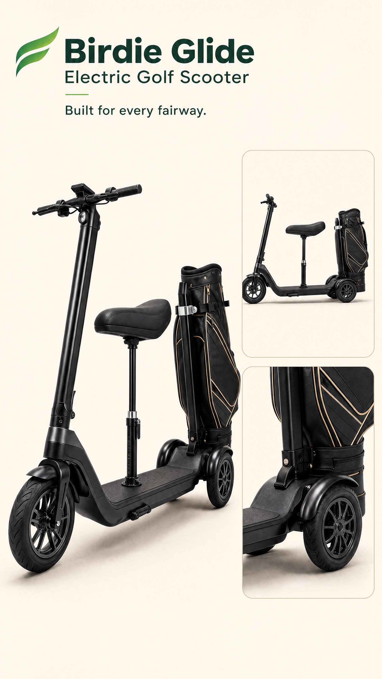 Birdie Glide™ Electric Golf Scooter