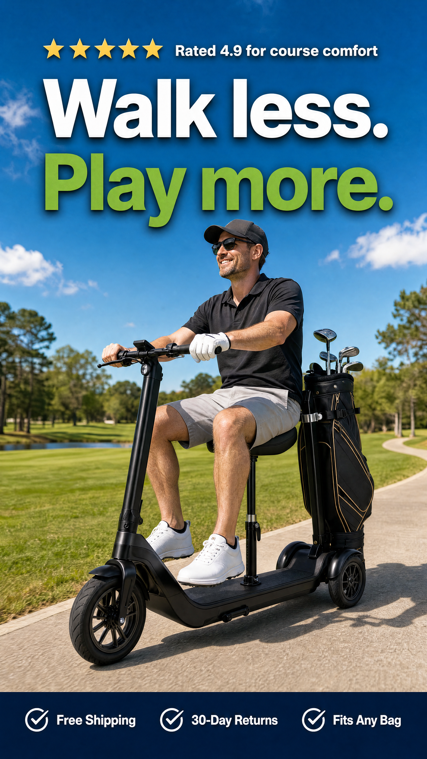 Birdie Glide™ Electric Golf Scooter